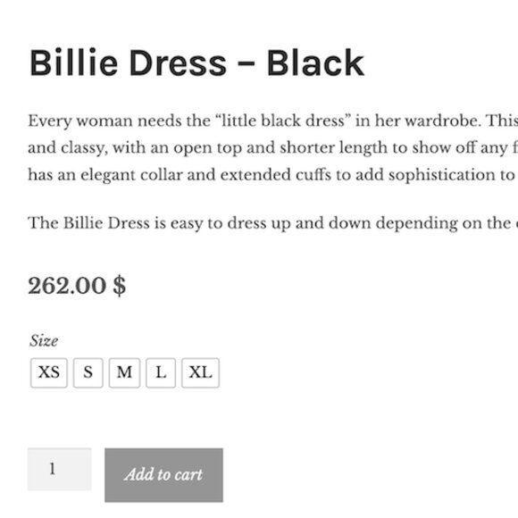 ** NWT **** Black chic wrap Dress - Karmamia Billie Dress NWT - Picture 3 of 3